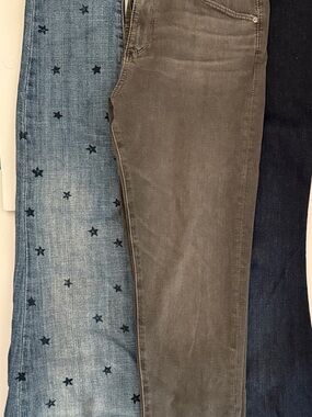 4 Pairs of Size 28 Women’s Jeans - Current/Elliott (1), AGs (x2), & Frame (1).